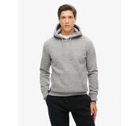 Superdry Hoodie Overhead Long Sleeve Pullover Essential Logo Hoody Grey Marl