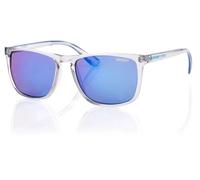 Superdry Iconic SDS SHOCKWAVE-153 Sunglasses Clear Frame /Blue Lens