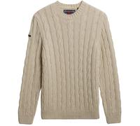SUPERDRY JACOB CABLE CREW NECK JUMPER ECRU 39E