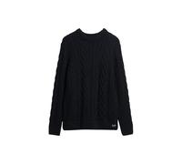 Superdry Jacob Cable Sweater Men - XXL Black