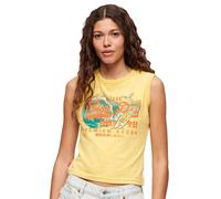 Superdry Womens La Vintage Logo Graphic Slim Vest Top