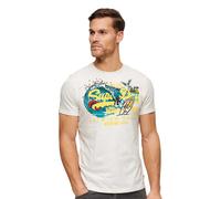 Superdry La Vl Graphic Short Sleeve T-shirt White XL Men