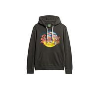 Superdry La Vl Graphic Ub Hoodie S Black