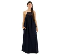 Superdry Lace Halter Beach Sleeveless Long Dress Black S Women