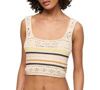 Superdry Lace Up Crochet Sleeveless Top