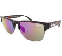 Superdry Laserlight Sunglasses Black with Multi Layered Mirrored Lenses 104