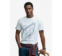 Superdry Lo-Fi Dockside T-Shirt, Blue, Size Xl, Men Blue
