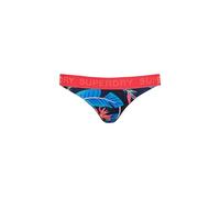 Superdry Logo Classic Bikini Briefs - Navy Paradise (UK, Numeric, 8, Regular, Regular, Navy Paradise)