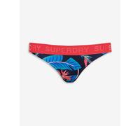 Superdry Logo Classic navy blue pink women's bikini bottom - XXS
