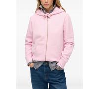 Superdry logo-embroidered zip-up hoodie - Pink 8-10