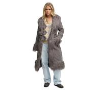 Long coat for women Superdry Afghan Bleu XS
