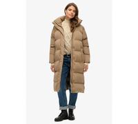 Superdry Womens Longline Hooded Puffer Coat