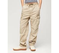 Superdry Low Rise Para Cargo Pants Beige 32 / 30 Woman