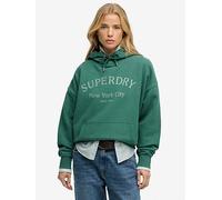 Superdry Luxe Casual Relaxed Hood, Green, Size 16, Women Green