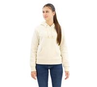 Women's hooded sweatshirt with metallic logo Superdry Luxe Beige S