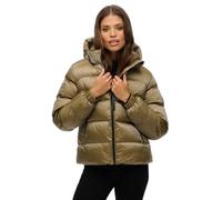 Superdry Luxe Sports Padded Jacket Green XL Woman