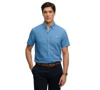 Superdry Mens Cotton Linen Short Sleeve Shirt