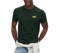 Superdry Male-Adult Essential Logo Emb Tee T-Shirt, Dark Green, XL