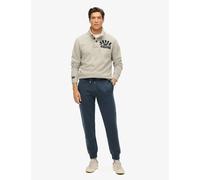 Superdry male Cotton Rich Slim Fit Joggers - Navy, Navy