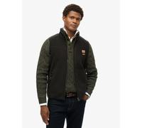 Superdry male Fleece Gilet - M - Black, Navy,Black