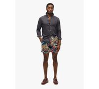 Superdry male Hawaiian Print Swim Shorts - Navy Mix, Navy Mix