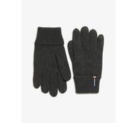 Superdry male Pure Cotton Knitted Gloves - one size - Dark Grey, Black,Navy,Dark Grey