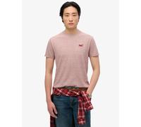 Superdry male Slim Fit Pure Cotton Crew Neck T-Shirt - Red, Red