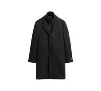 Superdry Mens 2 In 1 Towncoat Overcoat (UK, Alpha, M, Regular, Regular, Black Herringbone)