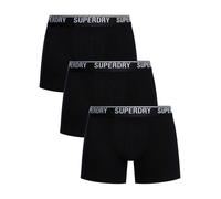 3 Pack Organic Cotton Boxer Briefs Black/Optic XL