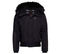 Superdry Men's A4-Padded Jacket, Black, XXXL