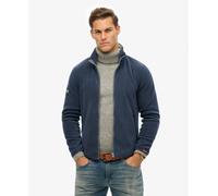 Superdry Active Fleece Full Zip Sweatshirt Blue S Man