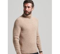 Superdry Mens Alpaca Chunky Roll Neck Jumper