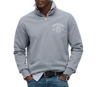 Superdry Athletic Ess Half Zip Sweatshirt Grey M Men