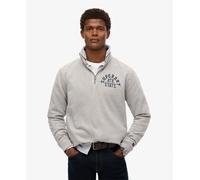 Superdry Athletic Ess Half Zip Sweatshirt Grey 2XL Man