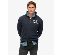 Superdry Athletic Ess Half Zip Sweatshirt Blue L Men