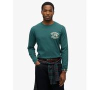 Superdry Athletic Ess Long Sleeve T-shirt Green XL Men
