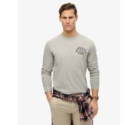 Superdry Athletic Ess Long Sleeve T-shirt Grey S Men