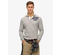 Superdry Vintage Athletic Rugby Long Sleeve T-shirt Grey XL Men