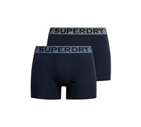 Superdry Men's BOXER DOUBLE PACK Boxer Shorts, Eclipse Navy,