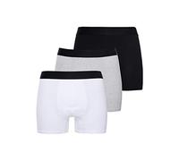 Superdry Men's 3 Pack Boxer Shorts Mono Pack - Black White Grey XL