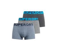 Superdry M3110450b Trunk Boxers 3 Units Grey L Men