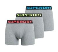 Superdry 3 Pack of Boxers - Grey, Grey, Size L, Men Grey