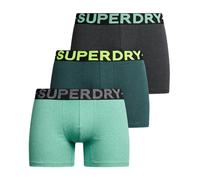 Superdry Mens Boxers 3 Pack Triple Green/Neon