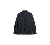 Superdry Mens Canvas Overshirt Navy L