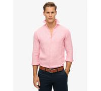 Superdry Mens Casual Linen Long Sleeve Shirt