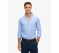 Superdry Mens Casual Linen Long Sleeve Shirt