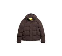 Superdry Men's Chaqueta Acolchada Jacket, Dark Brown, L
