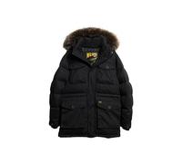 Superdry Chinook Faux Fur Parka Black M Man