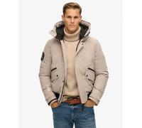 Superdry City Padded Bomber Jacket Beige S Men