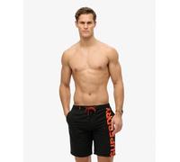 Superdry Classic 19" Logo Boardshorts (UK, Alpha, XL, Regular, Regular, Black)